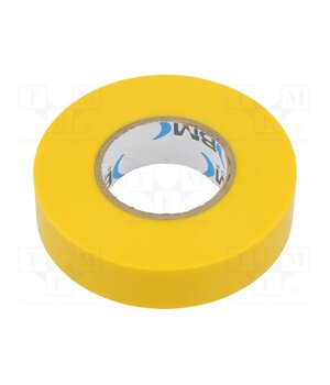 ESB1925GI Tape: electrical insulating; W: 19mm; L: 25m; Thk: 0.15mm; yellow GM_D1zWwjoGvmg_8rtcd1shNtcvkRLFEwZH5r--p1oI