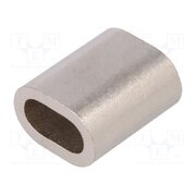 TZ-8 Ferrule; copper; for rope; Ørope: 8mm; L: 28mm; nickel LGDi4ba2oxQ2wJIUr8I_-4spg04zpXP9RXIZVlqU4aE