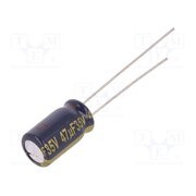 EEUFC1V470 Capacitor: electrolytic; low ESR; THT; 47uF; 35VDC; Ø6.3x11.2mm LwkIOlhDmV7viOZcFYKCpN92aVuY63a6pUL5L2bf7_s