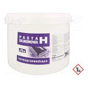 ART.AGT-059 Heat transfer paste; white; silicon based,do not conduct; 5kg sF3ysTCB2UNnW2iKPUfrnEE56Zs918kV0Jc4mLPug4Y