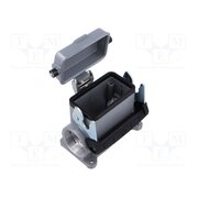 70065400 Enclosure for connectors: HDC; size H-B 10; with latch; straight dltQKxJzod7VTx5tj4Lbi4YY4wWJMry9nrwBLG6YZIw
