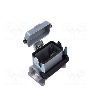 70065400 Enclosure for connectors: HDC; size H-B 10; with latch; straight dltQKxJzod7VTx5tj4Lbi4YY4wWJMry9nrwBLG6YZIw