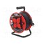 W-97055 Extension lead; 3G1.5mm2; 30m; rubber; black; Sockets no: 4; reel g6HxW--jUu2jGWhnFZv0NpbeCq5-c-r_aKMFzYnjy04