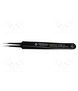 5-048-13 Tweezers; Blade tip shape: sharp; Tweezers len: 110mm; ESD joBfjnKAR_PY7J17RUN8RDS2exQx6nZXZSUiLWoeBi4