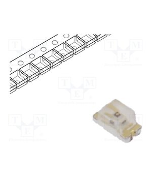 VLMY1300-GS08 LED; yellow; SMD; 0603; 28÷180mcd; 1.8÷2.4VDC; 1.6x0.8x0.8mm; 65° oL2UToZiBYmskSAYoYgciXD9nButaKgN9kFJscizIWg