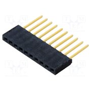 SSQ-110-03-G-S Connector: pin strips; socket; female; PIN: 10; straight; THT; 1x10 Yk4Z-A4uk09Fz4YMm-S5Rrf3yLCy83HhkKTCAGRu4no