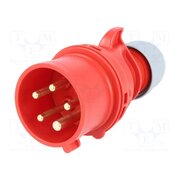 015-6 Connector: AC supply 3-phase; plug; male; 16A; 400VAC; Shark; IP44 5j-mPrZHMmdNiUZXuJbpM4uMiqg-TVEpnlYTIKOk65Q