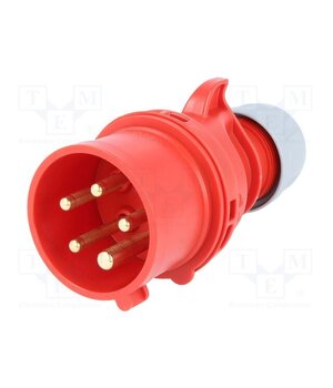 015-6 Connector: AC supply 3-phase; plug; male; 16A; 400VAC; Shark; IP44 5j-mPrZHMmdNiUZXuJbpM4uMiqg-TVEpnlYTIKOk65Q