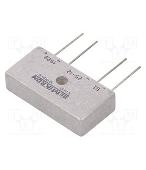 BI 25/12 07639430 Bridge rectifier: single-phase; Urmax: 1.2kV; If: 25A; Ifsm: 370A knil1QnQNd4UZmp5HIxy7uG_bXD7QJl-sNkQUML4O4w
