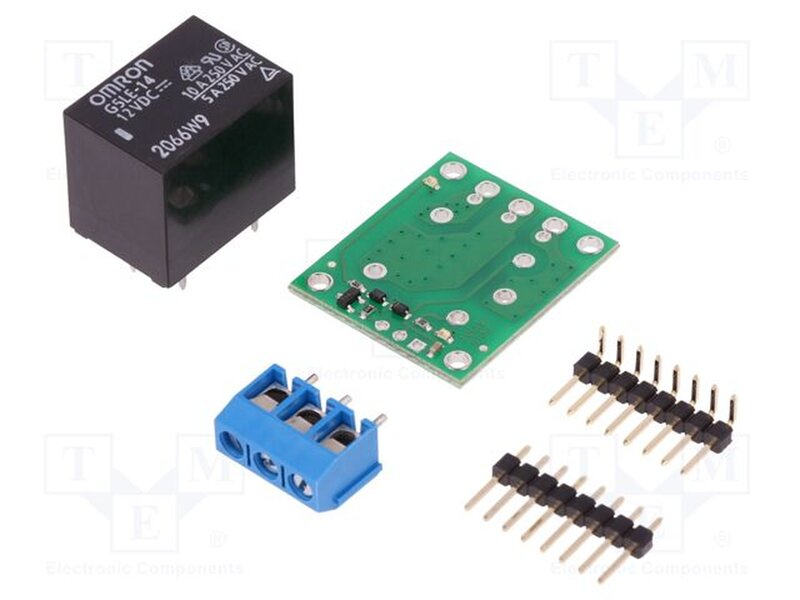 SPDT RELAY CARRIER WITH 12VDC RELAY (PAR Module robotics: relay; Ch: 1 ...