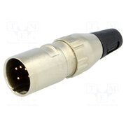 705-0500 Connector: XLR; plug; male; 7.5A; 50V; PIN: 5; straight; for cable ooLHt4Im_y5rum7SN-Ug7WEFhsXZ24u-eQNh-j0L0Qo