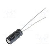 EEUHD1C101 Capacitor: electrolytic; THT; 100uF; 16VDC; Ø5x11mm; Pitch: 2mm KGvnrWkneyqtMt07KSmzrYgAH4l4Y5ChFrc3rRAXLXQ