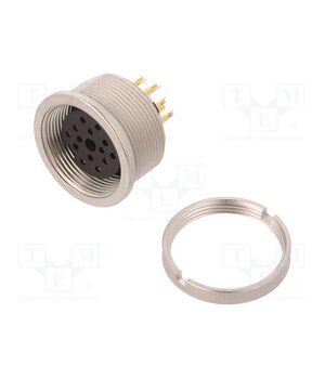 0304 14 Connector: M16; socket; female; PIN: 14; 3A; 60V; soldering; IP68 ayIAxTbW1rffMTxmtWjKNQqP9vz8woWJITI9k2KhzwQ