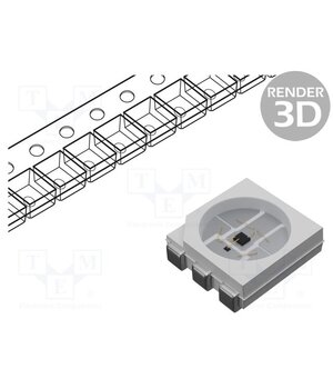 WW-FCE50TC-Q1 LED; RGB; SMD; 5050,PLCC6; 5x5x1.6mm; 120°; Variant: tricolour McxnAzeFdbEvvOGQzDmL2erm-AtiTg5bDiwe8NSiM78
