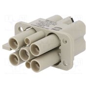 09120062763 Connector: HDC; contact insert; female; 10A,40A; 250V,400V; Han Q CnaovyHRPazneeHpYnWGdWJRcMdyN9wX-dOnpfYiKoA