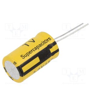 TV1625-3R0256-R Supercapacitor; THT; 25F; 3VDC; -10÷30%; Body dim: Ø16.5x28.4mm EaruD_iVk-Zx8D2muaAP6_zEtYzZERSMMpVQurmDOY0