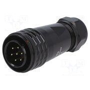 SA2010/P7IIB-1 Connector: circular; plug; male; PIN: 7; IP67; SA20; 8÷12mm; 10A; 500V hJ2MbjJvx8k5aNkpvyS9hpLXVMHKMj1Nm5xg9AdEBEg