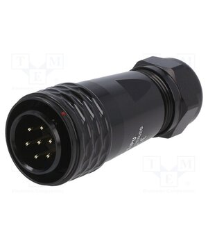 SA2010/P7IIB-1 Connector: circular; plug; male; PIN: 7; IP67; SA20; 8÷12mm; 10A; 500V hJ2MbjJvx8k5aNkpvyS9hpLXVMHKMj1Nm5xg9AdEBEg