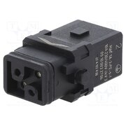 09100032706 Connector: HDC; contact insert; female; Han® 1A; PIN: 4; 3P+PE BhKxkhBQ8vFknRPrPrHNTWvS6zwLbpAeZCIobsHQ03I