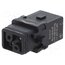 09100032706 Connector: HDC; contact insert; female; Han® 1A; PIN: 4; 3P+PE BhKxkhBQ8vFknRPrPrHNTWvS6zwLbpAeZCIobsHQ03I