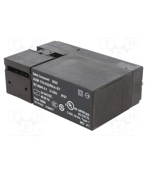AZM 170-02ZRKA-ST 24VAC/DC Safety switch: bolting; AZM 170; NC x2; IP67; plastic; black; 24VDC R0Emoh-wDEa9D-usXZuf5_WPheer2lolNeSJTHBSy1A