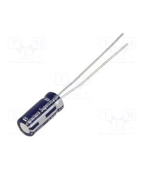 B0510-2R5224-R Supercapacitor; THT; 220mF; 2.5VDC; -20÷80%; Body dim: Ø5x11mm xPJssTZcnQPtHwJQyRZuluLJKAP52yDM_NDp06DUr1Y
