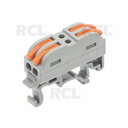 Universal connector PCT-222, 2x2 to 4mm2, 400V/32A, DIN rail, foldable CJW2240DIN.jpg