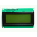 LCD 2004A IIC 5V 20x4, geltonas, 98x60x12mm, su I2C valdikliu