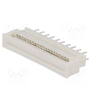 ZIF-20 Connector: FFC/FPC; THT; PIN: 20; Tape ph: 1.25mm; straight; ZIF QJHAW5dcftu-EeKARcUq1QsH7F_z0-dvz2ODi04ZSWw