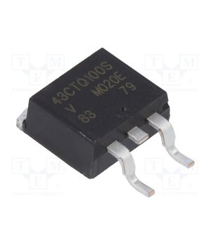 VS-43CTQ100S-M3 Diode: Schottky rectifying; D2PAK,TO263AB; SMD; 100V; 20Ax2; tube nIdxMqM7nx2p_u-3g-ozXnHRMY-TFTLS4DUMnn6QpLQ