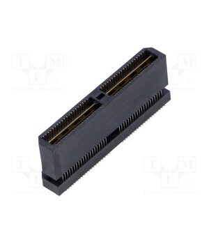 QTE-040-04-L-D-A Connector: PCB to PCB; socket; male; PIN: 80; QTE; vertical; 2A; SMT zsbxZaI5HcmXjsyvQ2IiCCCRJWe_VaxPWBwRTi5vwB4