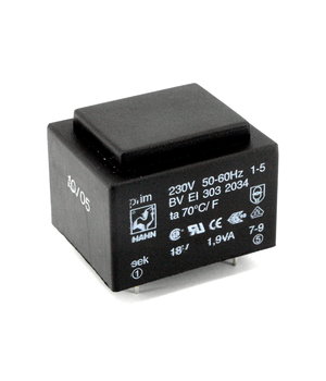 TRANSFORMATORS 1,9 VA 18 V 0,105 A BVEI3032034

 TJH1801.jpg