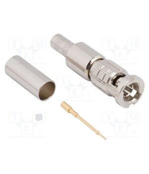 034-1107-12G Connector: Micro BNC; plug; male; straight; 75Ω; HD-BNC; crimped ILDzaStnRJrYSdXTXPgzo5OHpZUeixwymiQgFc0B9N4