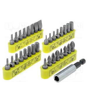 T4520 Kit: screwdriver bits; 30mm; Mounting: 1/4" (C6,3mm); blister 5vQej7Qt0tCaooh4FMF-8CchPuCwLFexWl-l1dhoOCc