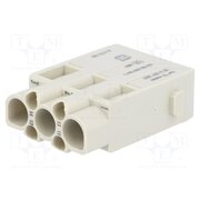 09140073001 Connector: HDC; module; male; 10A,40A; 830V; Han-Modular®; crimped 9SwsixuQmTRX8Ha2q2T_pklET3e1BqTiddW22zRVIS8