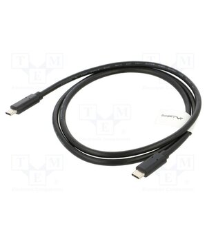 CA-CMCM-32CU-0010-BK Cable; USB 3.1; USB C plug,both sides; gold-plated; 1m; black Jj0O-rgSudfnOxMLwY1yvO-_s3GOj8NRd6KsdLvxL90