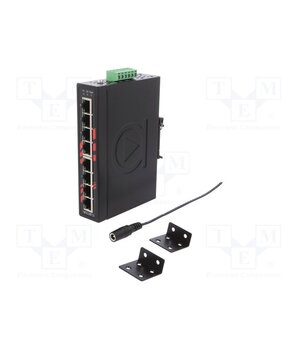 LNX-800AG-T Switch Ethernet; unmanaged; Number of ports: 8; 12÷48VDC; RJ45 oSi7f4So_o15Uabv9H2FhRmxikn7bwS_lfteUe-0kOA