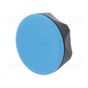 221206-C5 Knob; Ø: 45mm; H: 26mm; technopolymer PA; Ømount.hole: 8mm; Cap: blue 38n6fH4Dj6vWHyjdFB_fiw6xqJIlK7L-j3DVjPhF9pY