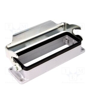 C14610F0240011 Enclosure for connectors: HDC; size E24; with latch; aluminium yTrha9fgS63dWSZ7OBGRrx56yHtg4yeQXVmo0fC4DS4