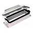 C14610F0240011 Enclosure for connectors: HDC; size E24; with latch; aluminium yTrha9fgS63dWSZ7OBGRrx56yHtg4yeQXVmo0fC4DS4