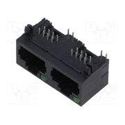 MTJG-2-88ARX1C-LE Connector: RJ45; socket; PIN: 8; with LED; 8p8c; Colour: green; THT ynY4AE38y_ZE5CINjc-AiRBcSnfCBLZdnBexuMraoNs