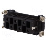 C14610B0061025 Connector: HDC; contact insert; female; 42A; 400V; PIN: 6; 6+PE BvWuO2lkGpbx4ECjRMmilUTRZlI9hx6UC8gzcnG8Nd8