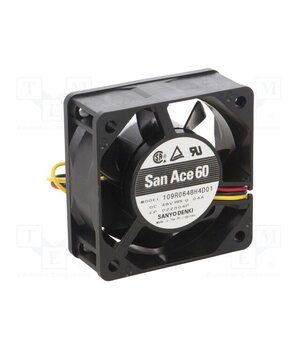 109R0648H4D01 Fan: DC; axial; 48VDC; 60x60x25mm; 31.8m3/h; 28dBA; ball; 3800rpm u767U1L6acF1uVZop4Ajr66KQ7DUbmNzxuJxAvIUTLY