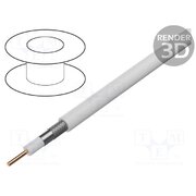 DK-RG6-1 Wire: coaxial; RG6; wire; Cu; PVC; white; 100m; Øcable: 7mm gHyZ_ZYZ03p2cZHZp1_1D-BCY2276KGFKt-5cDCL2O8