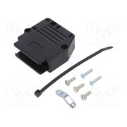 863093C25ALF Enclosure for connectors: D-Sub; D-Sub 25pin; angled 90°; black s0HsFGYke5P8GFjcoyREe_178OmkyXPq2riS3vaDXPE