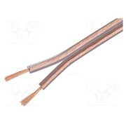 15120 Wire: loudspeaker cable; 2x0.5mm2; stranded; OFC; transparent 5QkLDb1lxI72hhUqH70a_ZQvNZ9v3jgV2To_vf9iMRg