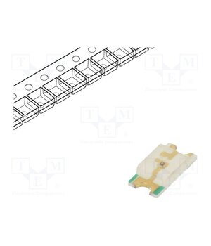 598-8270-107F LED; green; SMD; 1206; 10÷40mcd; 1.8÷2.4VDC; 3.2x1.6x0.68mm; 140° UmrlK8a0WpfhmBGl5JDQogUiMoXdLftTaLJN89lgNA8