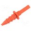 SPS 7134 NI / RT Measuring tip; 5A; 1kVDC; red; Socket size: 4mm; 20mΩ; L: 53.5mm E423XecZp5ZD3hfJBAFIFqNfWMxHfLKf2e1hlAq5vkQ