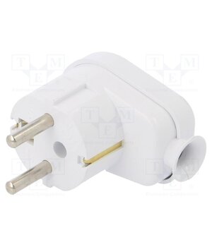W-10105 Connector: AC supply; male; plug; 2P+PE; 250VAC; 16A; white; PIN: 3 WR9_VlGLs4foRTAidelF8vvMqUiRzqoG4_Q6GLickyk