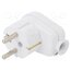 W-10105 Connector: AC supply; male; plug; 2P+PE; 250VAC; 16A; white; PIN: 3 WR9_VlGLs4foRTAidelF8vvMqUiRzqoG4_Q6GLickyk